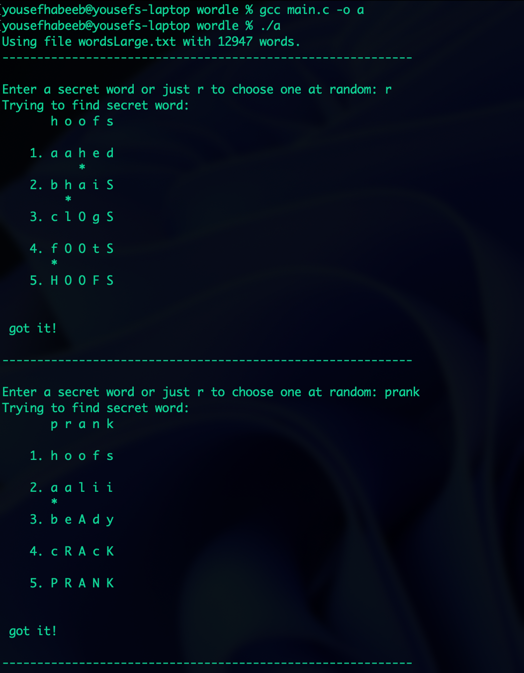 Wordle Solver